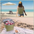 thumbnail image 2 of Mochila térmica HAWGON, aislante, impermeable, 30 latas, color oliva, 2 of 9