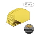 thumbnail image 3 of YSNOOWE 12Ud Sticker Hexagonal Dorado Decorativo Para Pared Interior Fácil De, 3 of 5