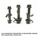 thumbnail image 5 of Riwesomey Pernos de camber de alineación de rueda de coche, 3 piezas, tornillo de mantenimiento de neumáticos de automóvil de Metal de hierro, Type3 NO3, 5 of 5