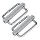 thumbnail image 5 of Hebillas de Cinturón Con Rodillo Moleteado Ajustable, Tratamiento de Soldadoura Rectangular de Acero inoxidable 316 para Mochilas Con Correas, 2 UDS., 5 of 7