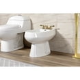 thumbnail image 2 of Kingston Brass KB327NFL NuWave French Three-Handle Bidet Faucet with Brass Pop-Up, Brushed Brass, 2 of 6