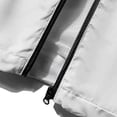 thumbnail image 4 of MADHERO Men's Windbreaker Jacket Water Resistant Lightweight Jacket Coat White/Black/Orange Size M, 4 of 6