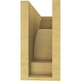thumbnail image 4 of 5"W x 15"D x 10"H Classic Mediterranean Rough Cedar Woodgrain TimberThane Corbel, Primed Tan, 4 of 6