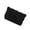 Black, variant on Elegant Rose Flower Ruffled Evening Bag Lightweight Fabric Compact Storage Bag