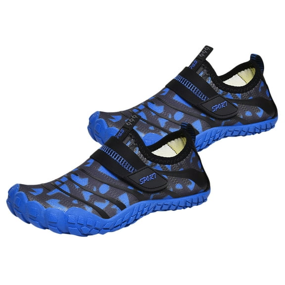 LOLIPPYY 1Pair Blue Upstream Shoes with Flexible Comfortable Fit for Water and Outdoor Use