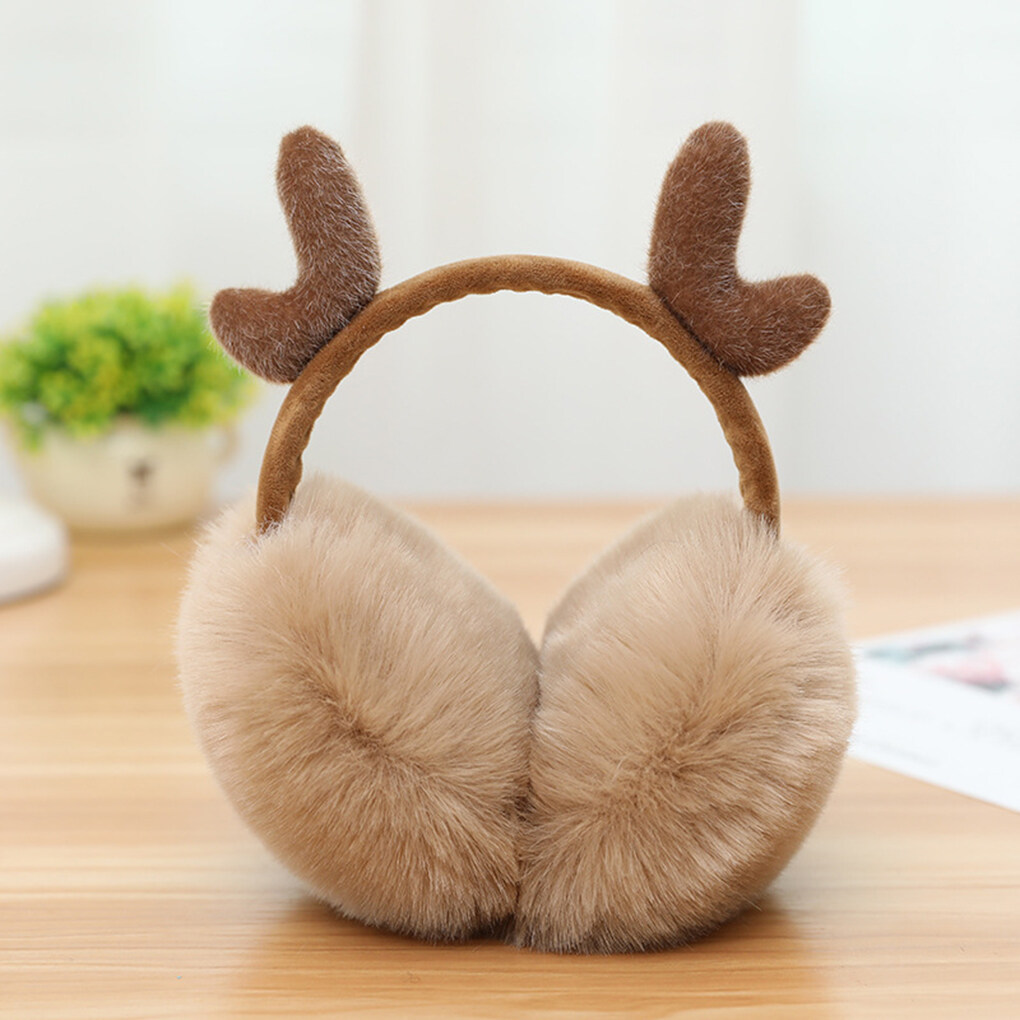 Cache-Oreilles Peluche Hiver Pliable - Chaud Confortable Unisexe - Ski, Randonnée, Sport Extérieur Noir
