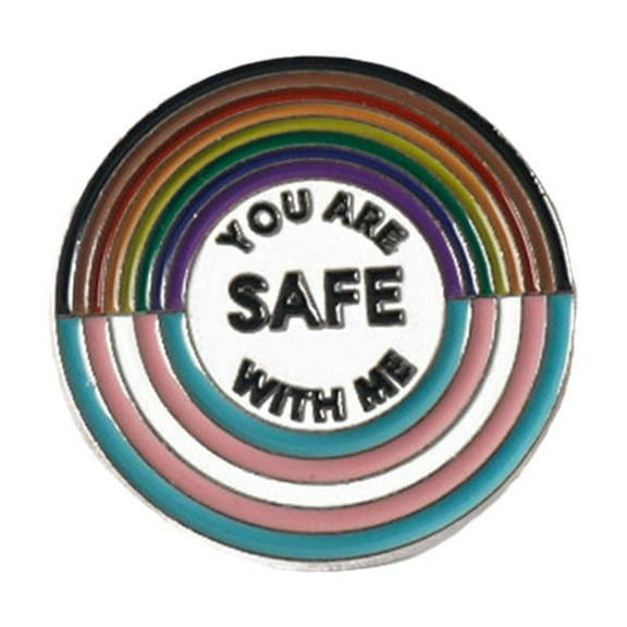 I Am An Ally Enamel Pins Space Badge Pins Pride Flag LGBTQ Mental Health Accories Hat Brooch Gif G5K3 For Bapas Bags O4T3