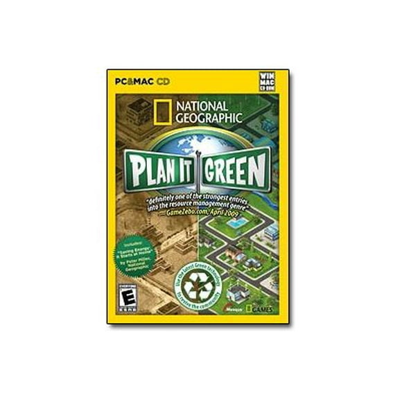 National Geographic Plan It Green - Mac, Win - CD