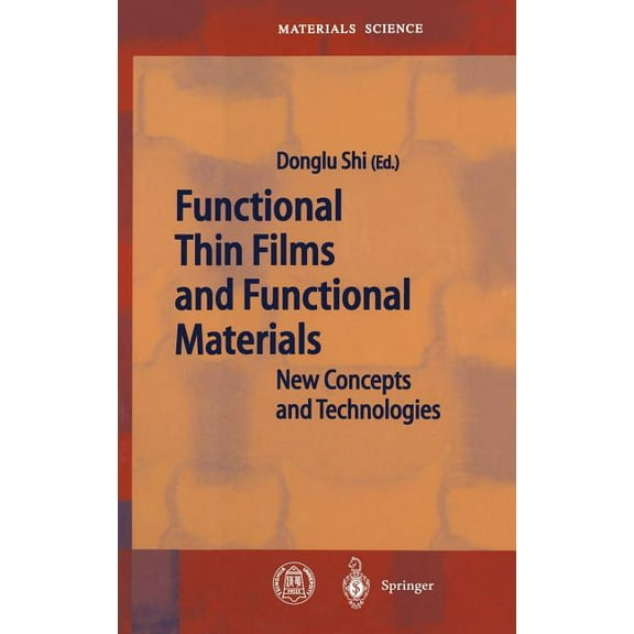 Springer Materials Science Functional Thin Films and Functional Materials: New Concepts and Technologies, Book 58, (Hardcover)