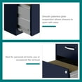 thumbnail image 5 of Space Solutions 18" Deep 2 Drawer Letter Width Vertical File Cabinet, Navy, 5 of 14