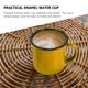 thumbnail image 5 of 2Pcs Enamel Mugs Camping Mugs Enamel Coffee Tea Mug Drinking Cups for Office Travel, 5 of 6