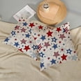 thumbnail image 6 of 4th of July Pillow Covers 20x20 Pack of 2 Independence Day American Flag Stars Throw Pillow Cover Outdoor Decor,Memorial Day Patriotic Pillowcase Decorative Cushion Case for Couch Sofa, 6 of 6