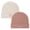 Rosewood/Cream, variant on Parker Baby Co. 2 Pack Baby Beanie - Sage/Pewter