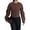 Coffee Color, variant on Women'S Short Blazer Button-Down Business Casual Autumn Clothing Winter Outerwear Dark Blue S