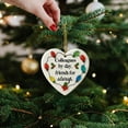 thumbnail image 5 of Antqov Friends Christmas Ornaments, Heart-shaped Friend Ornaments Hanging Small Christmas Tree Decorations for Party Home Decor, Gifts for Women, 5 of 6