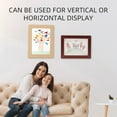 thumbnail image 3 of Wooden Art Frames with Interchangeable Storage Box, Classic Horizontal Magnetic Frames for Kids Drawings, Family Photos, Artwork Display, Multi-Functional Photo Holder,Red,L, 3 of 4
