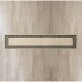 thumbnail image 2 of Washable Skid-Resistant Runner Rug, Trellis Border , Natural Twist and Black , 30 " x 120", 2 of 9
