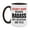 White/Black, variant on Coffee Mug for Security Guard, Funny Security Guard Superlative Quote, 11oz or 15oz Double-Sided Ceramic Cup Gift for Security Guard