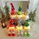 thumbnail image 5 of Adornos de gnomo de muñeco sin rostro de Navidad con luz LED, artesanías de tejido de felpa, colgante de árbol, decoraciones navideñas para el hogar, regalo para niños, 5 of 5