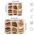 thumbnail image 4 of Yayeee Dish Drying Mat for Kitchen Counter 16"x18" Microfiber Absorbent Pad, Brown Cakes, 4 of 7