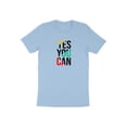 thumbnail image 5 of Yes You Can Motivational Incentive Encouraging Slogan Quote T-Shirt Motivational Incentive Slogan Quote Presents Gift Men Women Kids Tshirt, 5 of 10