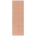 thumbnail image 2 of SAFAVIEH Boston Angelica Diamond Trellis Cotton Area Rug, Orange, 3' x 5', 2 of 10