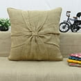 thumbnail image 1 of S4Sassy Handmade Rustic Wedding Pillow Case Jute Square Burlap Throw Cushion Cover 12 x 12, 1 of 5