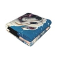 thumbnail image 3 of Throw Blanket for Couch - Starry Sky Cloud Bulldog Soft Comfy Lightweight Cozy Warm Throw Blanket, Fuzzy Plush Flannel Blanket & Throws for Sofa and Bed All Season, 3 of 8