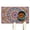 White-238, variant on Dog Food Mat Featuring Symbolic Vintage Abstract Spiritual Zen Design, Durable Waterproof Absorbent Non-Slip Pet Feeding Mat