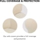 thumbnail image 3 of Funda de sofá superelástica para silla, funda de sofá suave antideslizante de licra, protector de muebles lavable con espuma antideslizante y parte inferior elástica para niños, mascotas Adepaton LRWJ066-41, 3 of 7