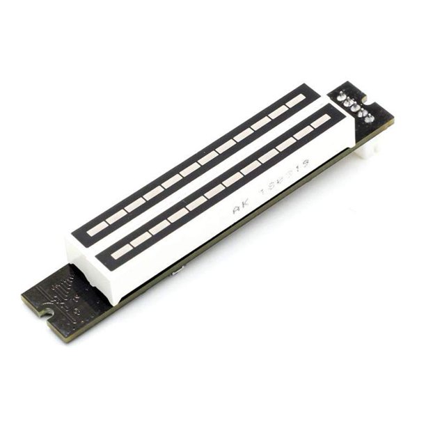 Medidor indicador de nivel VU de música de audio de 12 bits de doble canal 7-12V (DIY)