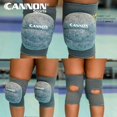 thumbnail image 6 of Cannon Sports Pro Volleyball Knee Pads – Thick Padded Sponge for Extra Support – Breathable Anti-slip Collision Avoidance Knee Pads – Volleyball, Basketball, Wrestling, Working & More (Gray, Large), 6 of 6