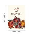 thumbnail image 3 of Oioii Pumpkin Garden, Autumn Sunflower Yard Flags for Thanksgiving Rustic Seasonal Outside Outdoor Decoration, 3 of 6