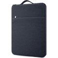 thumbnail image 1 of Czcpp Housse d'Ordinateur Portable 11 Pouces Étui Mince Imperméable avec Poche avant Poignée Rétractable pour MacBook Air Chromebook 11,6 Pouces, Bleu Marine, 1 of 4