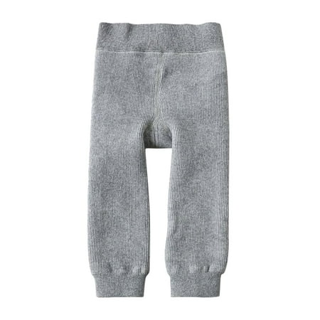 

Dadaria Toddler Tights Winter Baby Kids Girls Thickened Lined warmth Fleece Long Pants Leggings Gray 90 Toddler