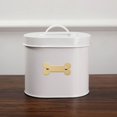 thumbnail image 3 of Park Life Designs Cheshire Pet Treat Canister with Bone Motif, Silicone Gasket & Secure Lid, 3 of 5