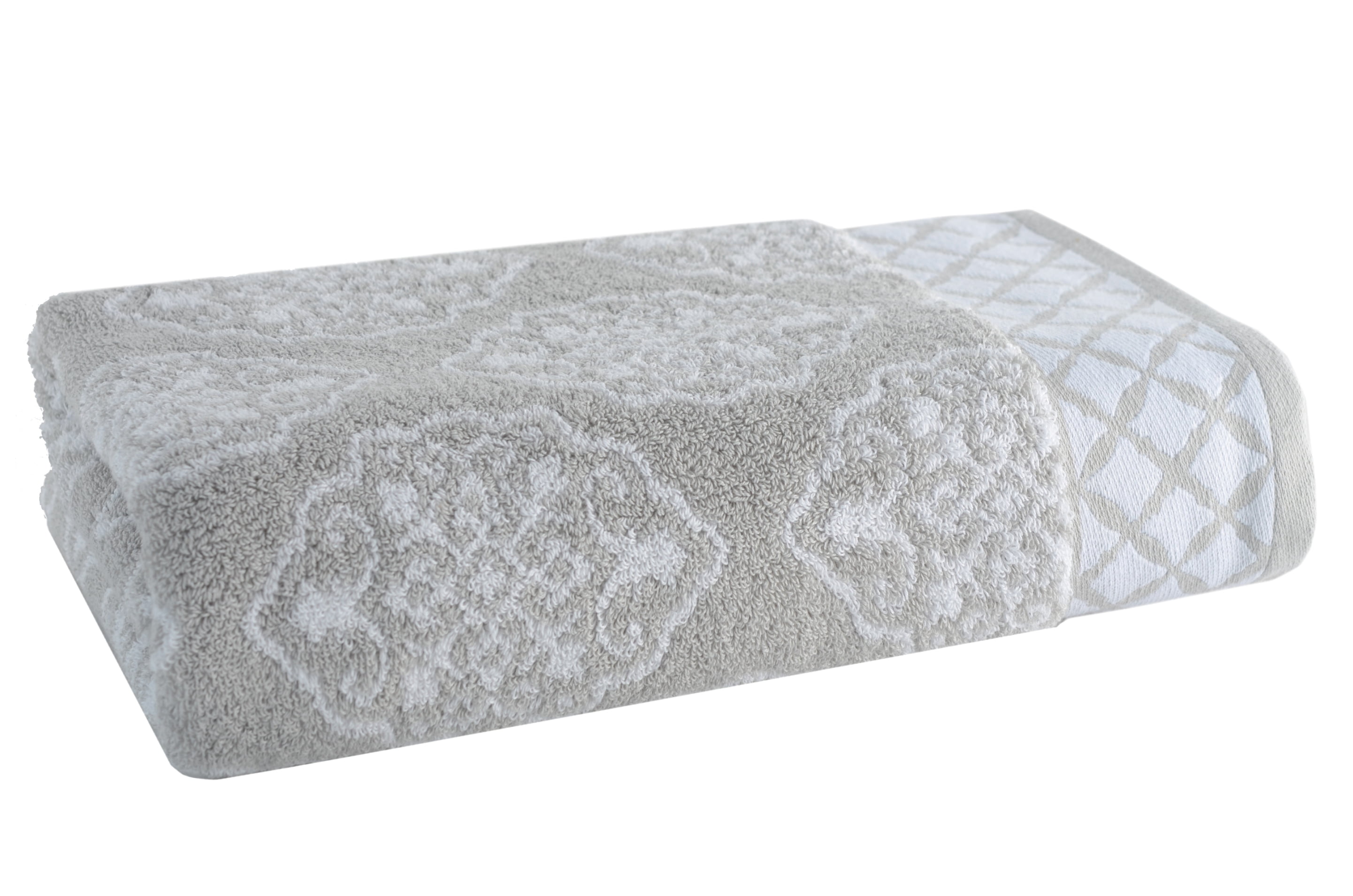 Better Homes & Gardens Thick and Plush Medallion Jacquard Bath Towel