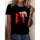 thumbnail image 1 of Y2K-Inspired Sloth Cartoon Graphic Tee - Comfy Stretch Crew Neck T-Shirt for Women, Perfect for Casual Wear & Sports, 1 of 6