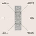 thumbnail image 4 of JONATHAN Y MOROCCAN HYPE 2 x 10 Runner Rug, Idris Tribal Diamond Geometric - Gray/Beige, MOH304A-210, 4 of 8