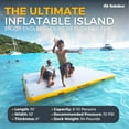 thumbnail image 2 of Solstice Plateforme de Rafting Gonflable Flottante 10 Pieds x 10 Pieds avec Pompe et Sac, 2 of 12
