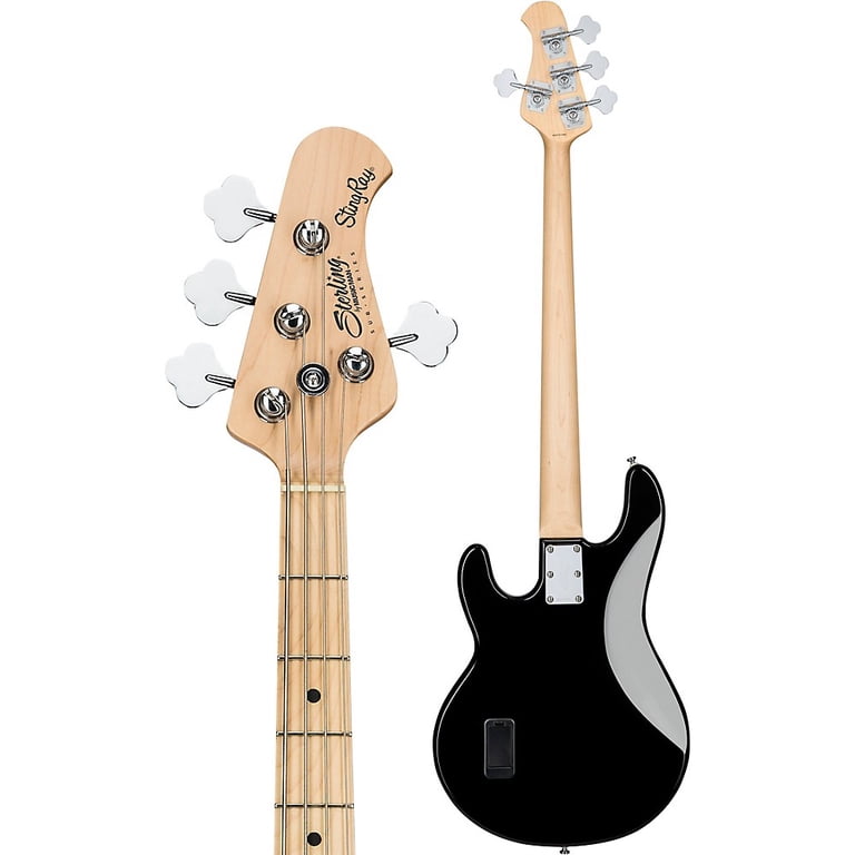 Sterling by Music Man StingRay Ray4 Bass Guitar (Black) - Walmart.com