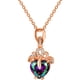 thumbnail image 1 of Ganfancp Colgante En Forma de Corazón Collar de Diamantes Mujeres Cristales Collares Día de Aniversario Cumpleaños Día de San Valentín Joyería Regalos para Novia Ofertas y Liquidaciones 1 Collar, 1 of 1