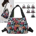 thumbnail image 5 of ibiyuan Medium Crossbody Bags For Women Waterproof Nylon Tote Bag for Women, Large Capacity Multi-Pocket Shoulder Handbag for Lunch Grocery School Daily Use, 5 of 7