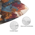 thumbnail image 3 of Balery Colorful Owl Tattoo Art Funda de Cojín Estampada, Regalos para Mujeres, Regalos de Amor para Ella, Regalos para Novia o Esposa, Funda de Almohada-16"x24", 3 of 6