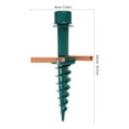 thumbnail image 2 of COMPUKAS Beach Umbrella Stand with Spike - Outdoor Sand Anchor for Patio, Garden, and Beach Use, 1 Set, 2 of 8