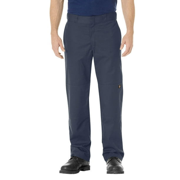 Dickies men's regular straight fit double hot sale knee stretch twill work pant