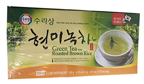 Surasang Korean Tea (Green Tea With Roasted Brown Rice, 1 Pack ...