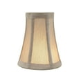 thumbnail image 5 of Aspen Creative 30245-9 Small Bell Shape Chandelier Clip-On Lamp Shade Set (9 Pack), Transitional Design in Silver-Grey, 4" bottom width (2 1/2" x 4" x 5" ), 5 of 6