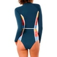 thumbnail image 2 of Golden State Long Sleeve Cheeky Swimsuit [Navy], 2 of 3