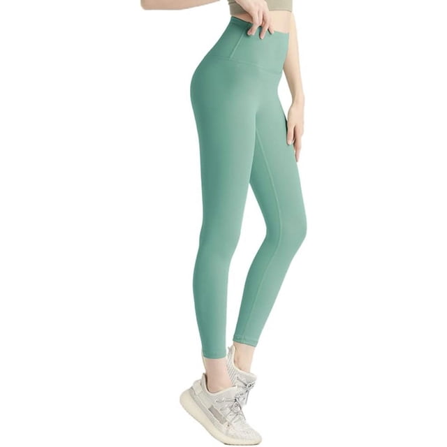 Azuki Leggings suaves de cintura alta para mujer, pantalones de yoga suaves con control de barriga